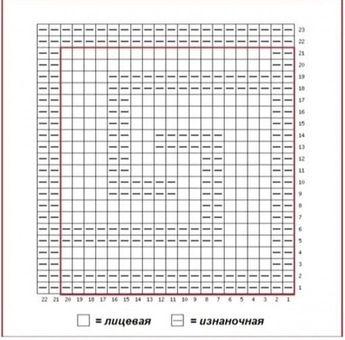 Геометрический узор спицами Геометрический узор спицами