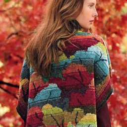 Красивый осенний кардиган