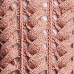 Оригинальный узор спицами