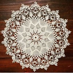 Салфетка крючком