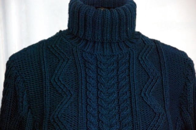 Стильный узор спицами для мужского свитера
