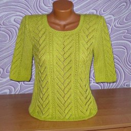 Узор для кофточки спицами