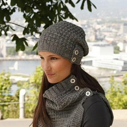 Оригинальная женская манишка с пуговицами, схема