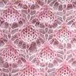 ​Ажурный узор для шарфа спицами