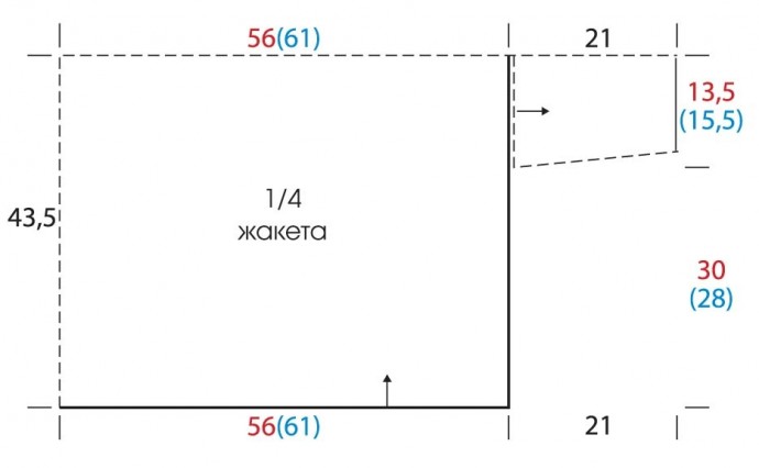 Вяжем свободный жакет