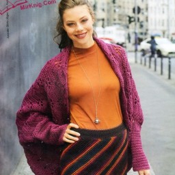 Вяжем свободный жакет