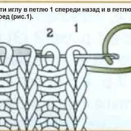 ​Как закрыть петли иглой на прямом участке вязания