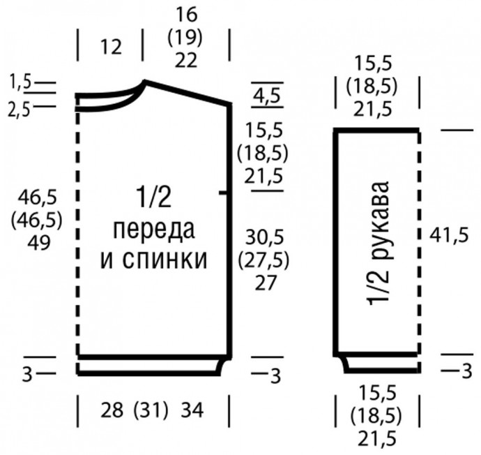 Свободный джемпер - идеально, чтобы спрятать недостатки!