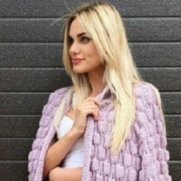 ​Узор "ягода" спицами