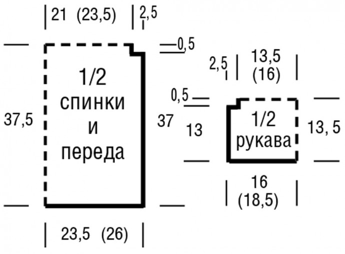 Ох, уж эта кокетка! Вяжем романтичный джемперок