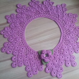 Воротник "Павлиний хвост"