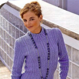 ​Красивый узор кофты