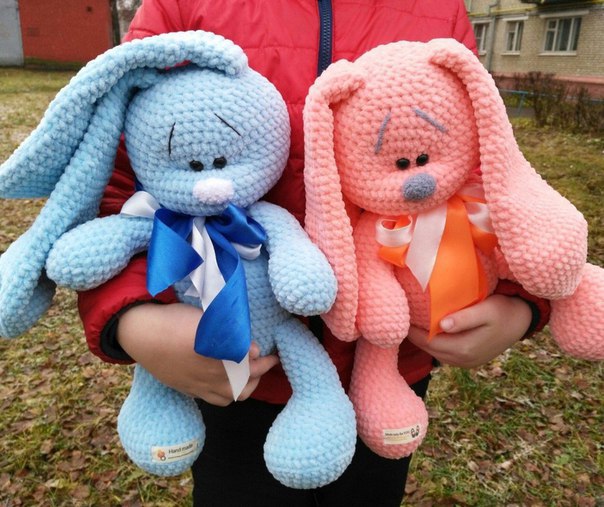 Вязаные зайки Марины Григоревской Вязаные зайки Марины Григоревской