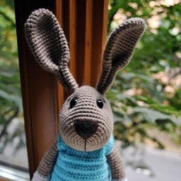 ​Зайка. Автор зайчика Виктория Шахматова