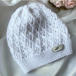 Ажурная шапочка для девочки
