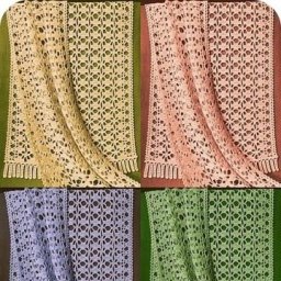 Ажурный палантин