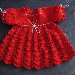 Детское платье крючком