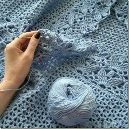 Идея для вязаного пледика