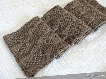 Двухсторонний мужской шарф