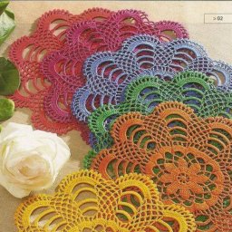 Салфетка крючком