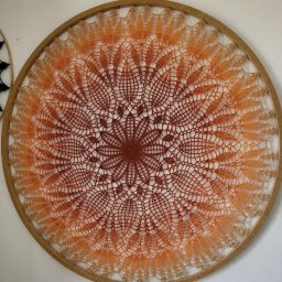 Схема для ажурной большой мандалы