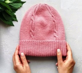 Шапка спицами