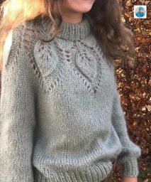 Свитер спицами