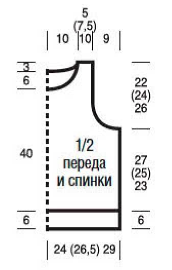 Вязаный топ с круглой горловиной Вязаный топ с круглой горловиной