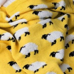 Детский плед "Барашки", вяжем спицами