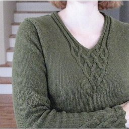 Обработка горловины, вяжем спицами