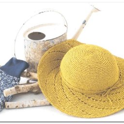 Очаровательная шляпка крючком