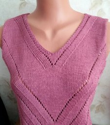 Учимся вязать красивую пройму