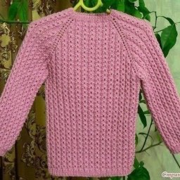 Вяжем джемпер спицами