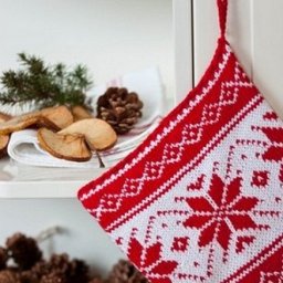 Вяжем новогоднюю прихватку!