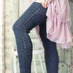 Ажурные чулки спицами, связали бы?