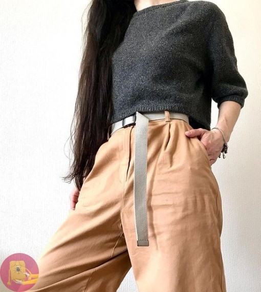 Укорочeнный свитep спицами