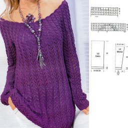 Милый узор спицами