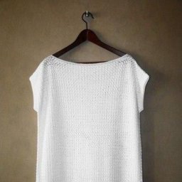 Нежное белое платье-туника