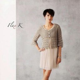 Нежный жакет крючком