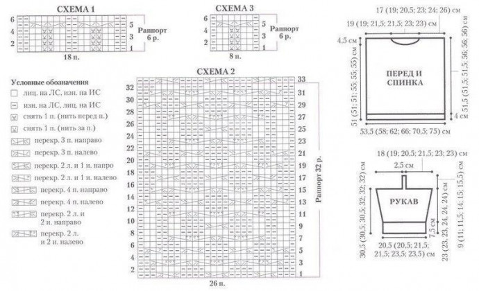 Свободный пуловер с рукавами 3/4