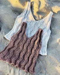 Узор для летней майки спицами