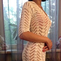 Идея для вязаного платья