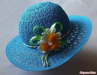 Шляпка крючком