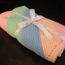 Нежный детский плед