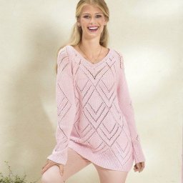 Нежный пуловер зефирного цвета