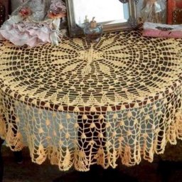 Потрясающая ажурная скатерть