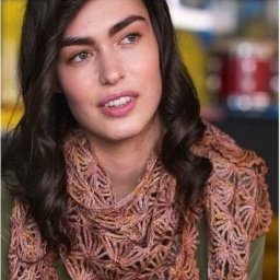 Шаль Mondaine, вяжем крючком