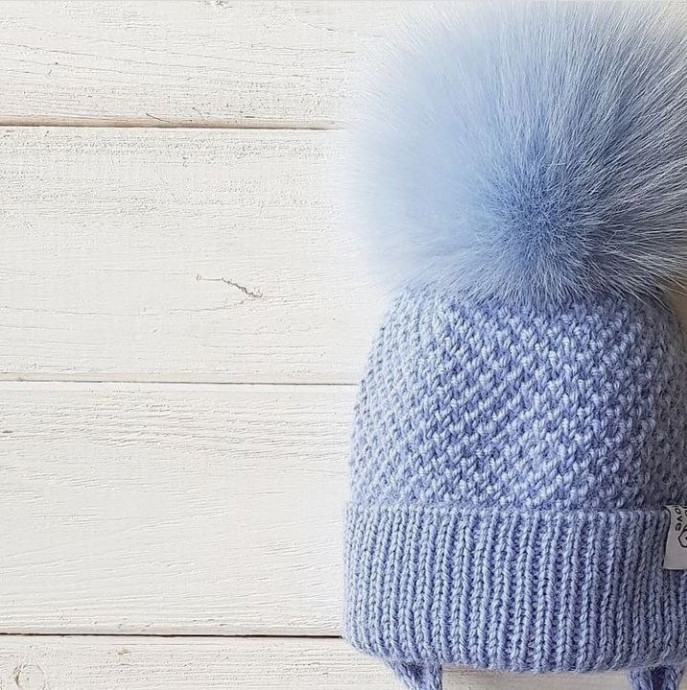 Детская шапочка спицами