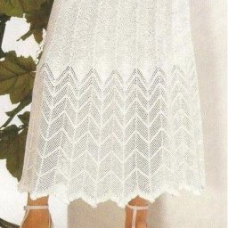 Стильная юбка крючком