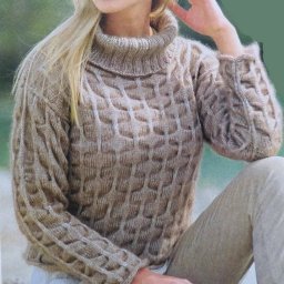 Свитер спицами